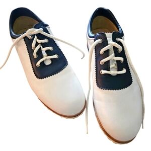 Cielo White and Navy Athletic Sneakers